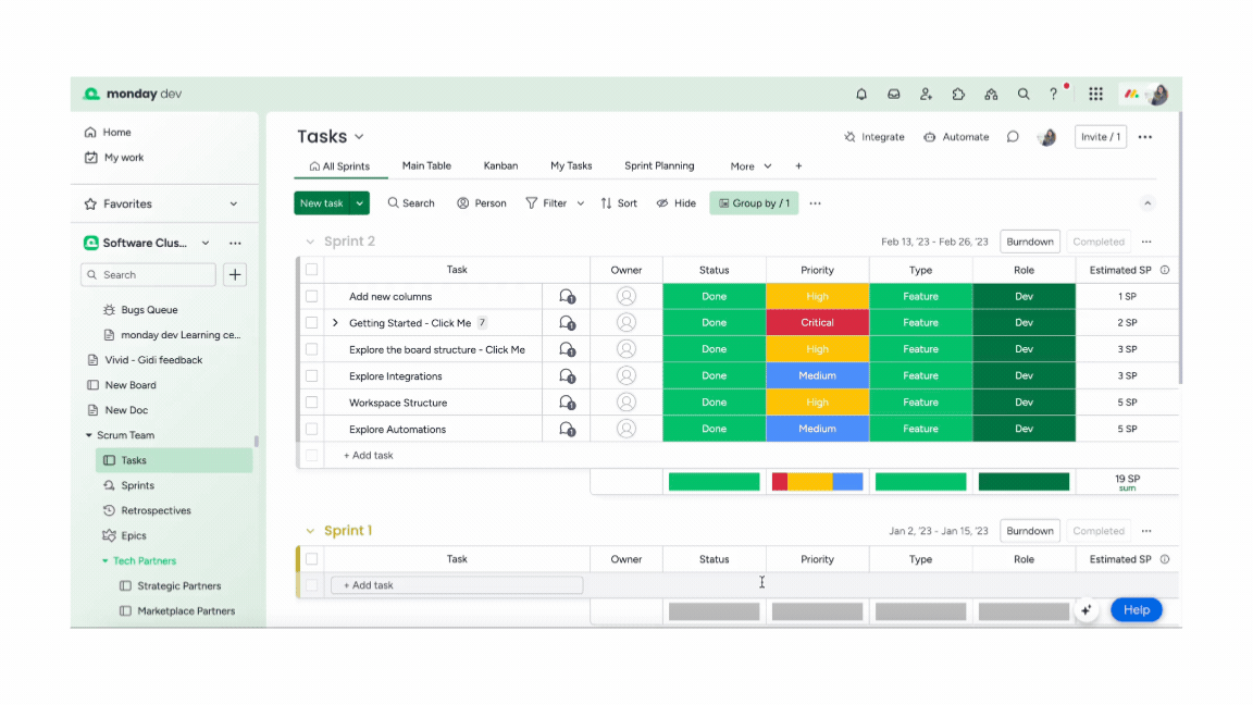 sprint automation